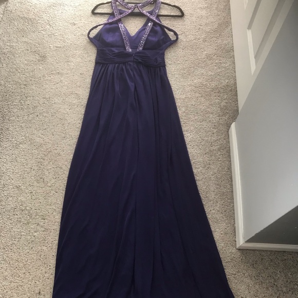 Cache Open Back With Beaded Straps Dress - Picture 4 of 11